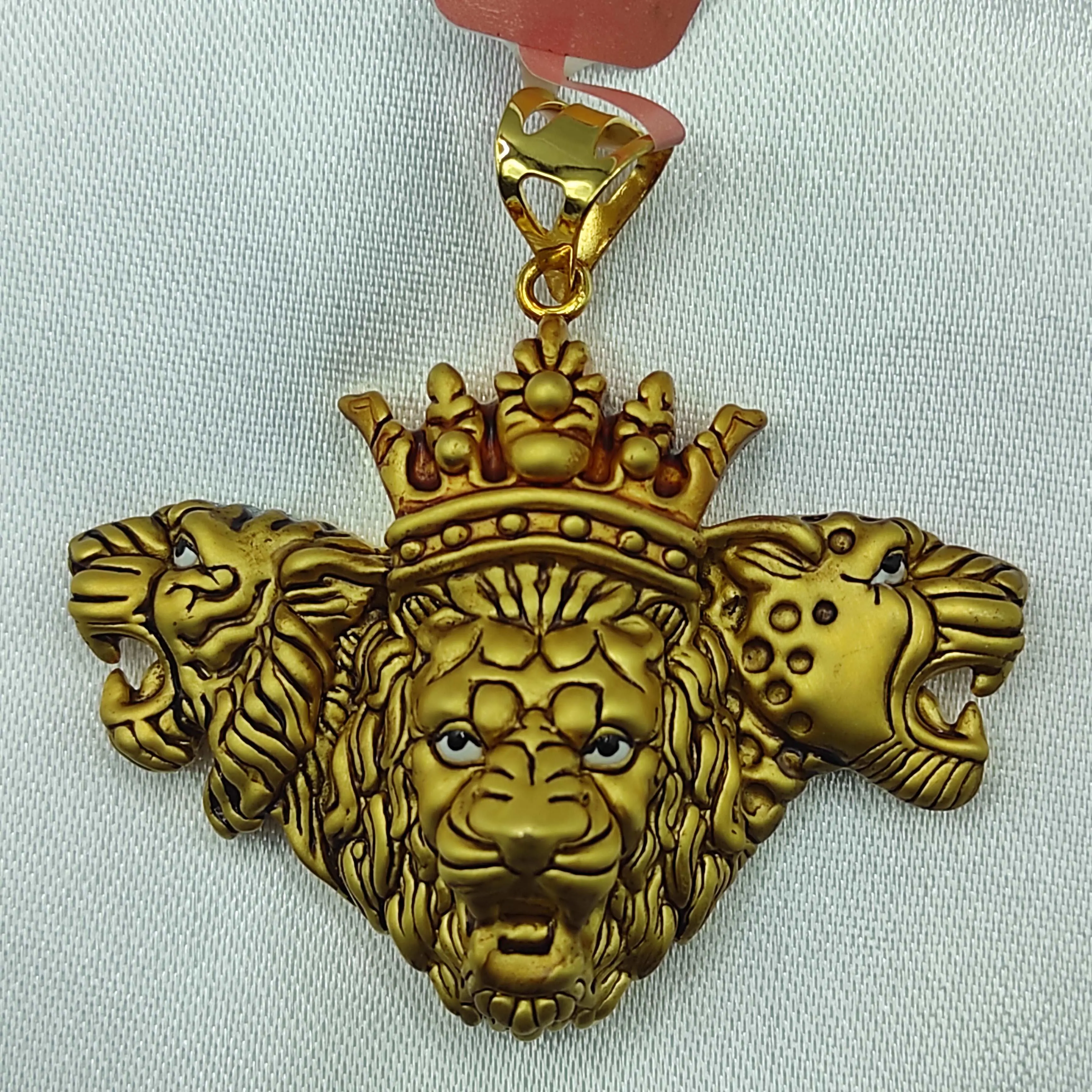 3 Face Lion Pendant