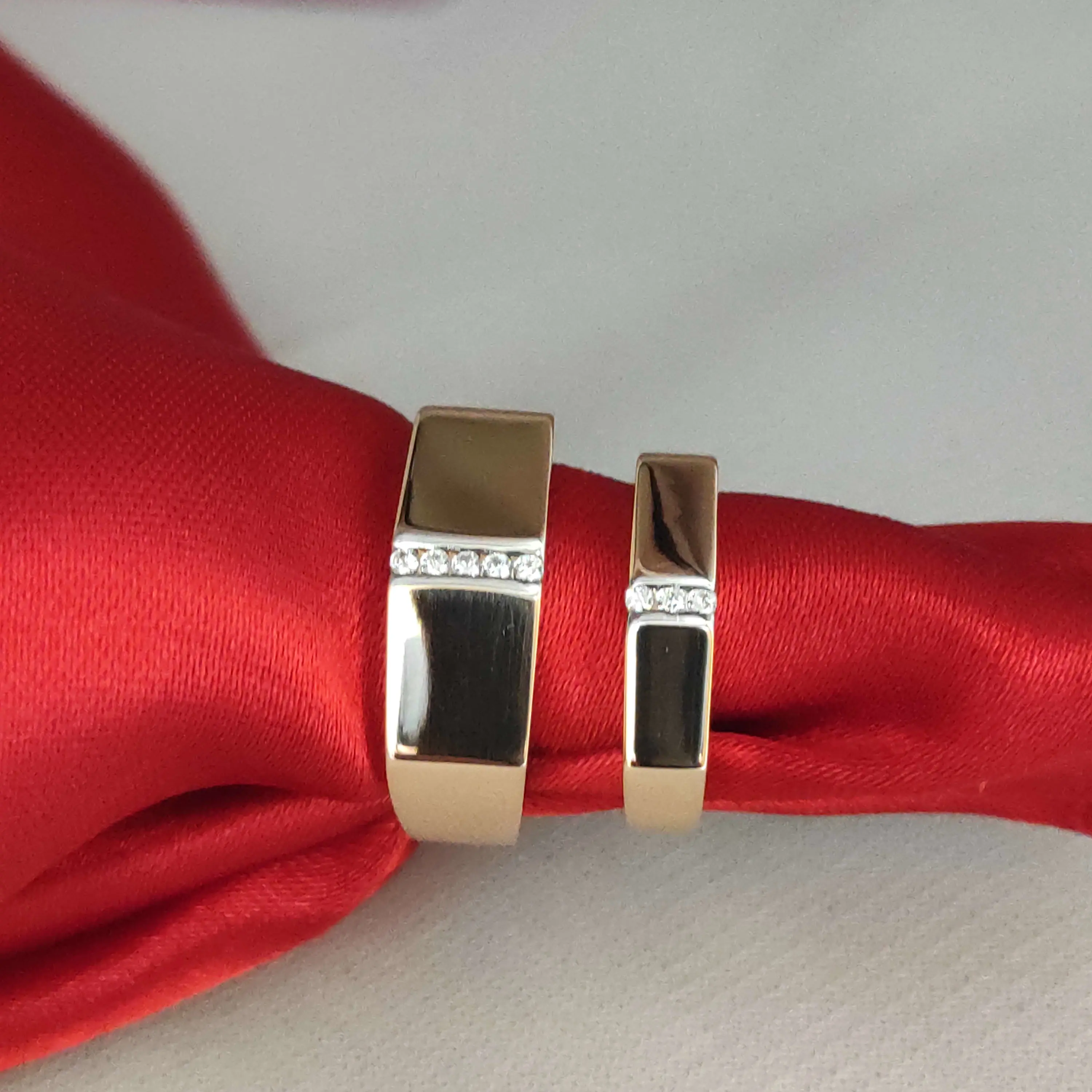 Rosegold Couple Bands