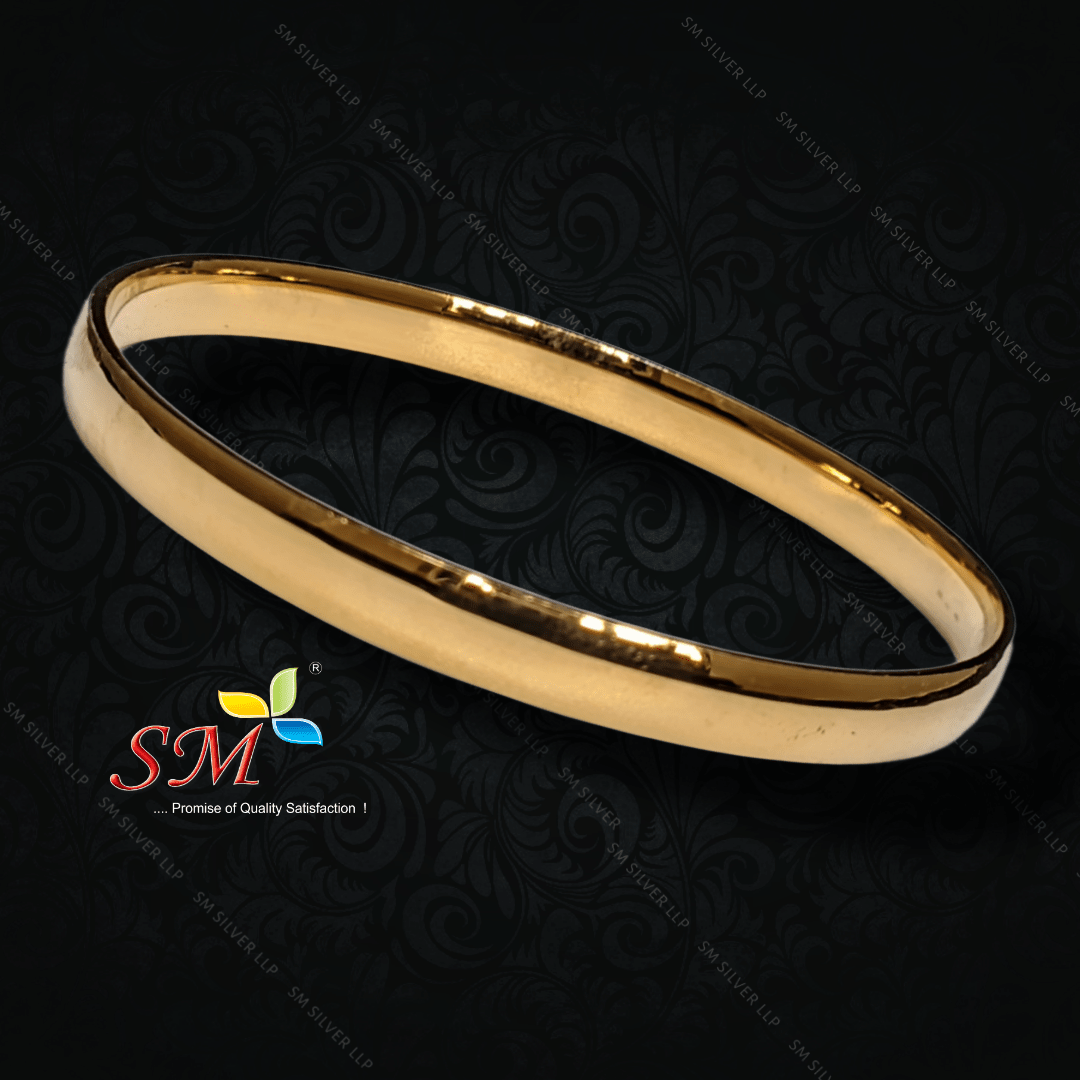 Golden Half Round Kada