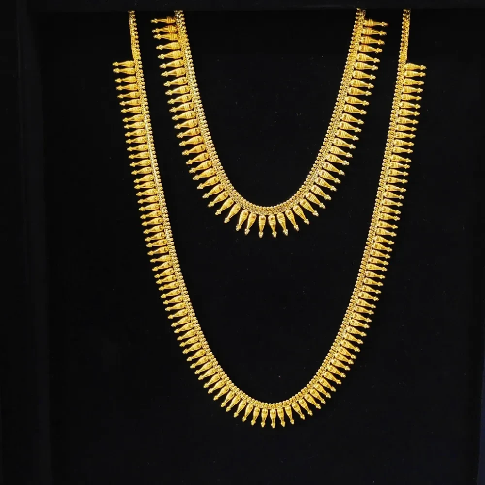 Fancy Plain Haram Necklace Set