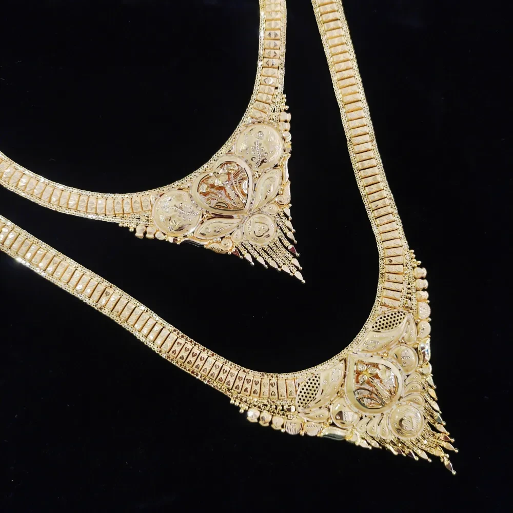 Fancy Plain Haram Necklace