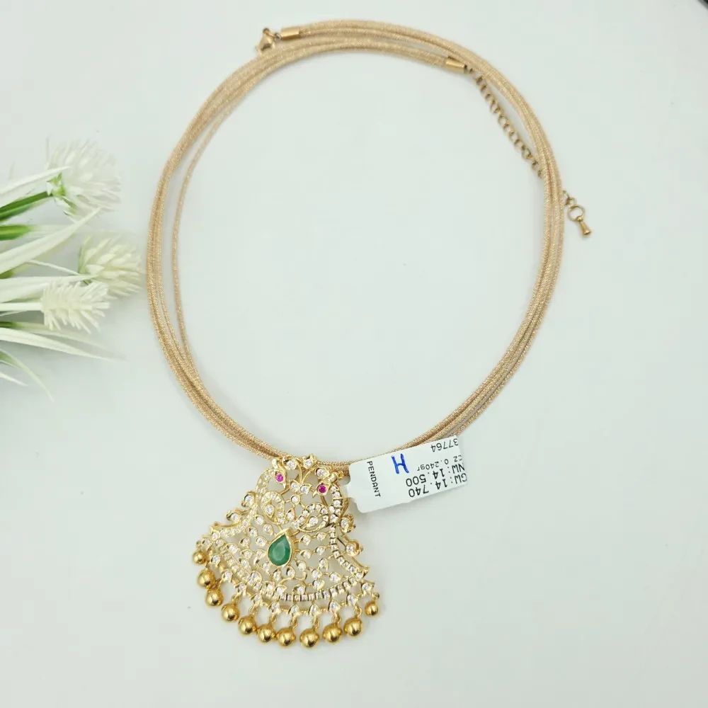 Cz Locket in Thread