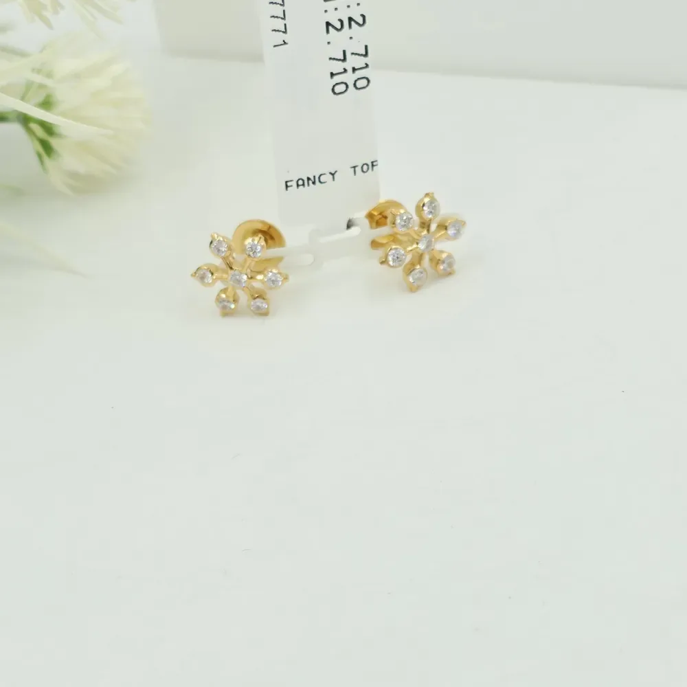 flower cz tops
