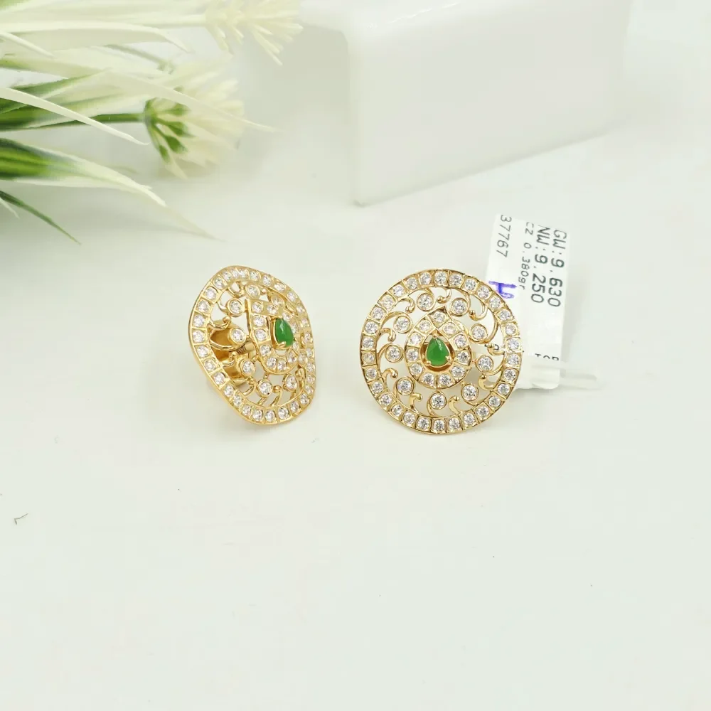 Round cz tops Big