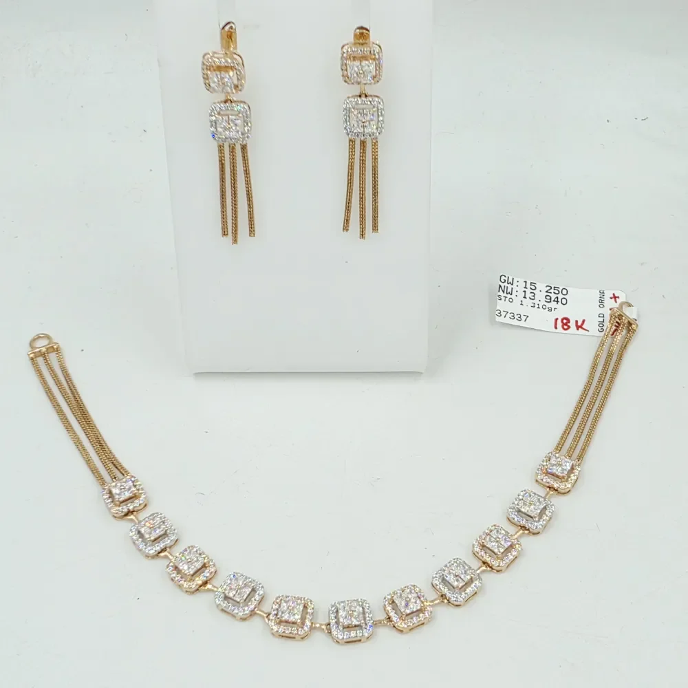 cz necklace set
