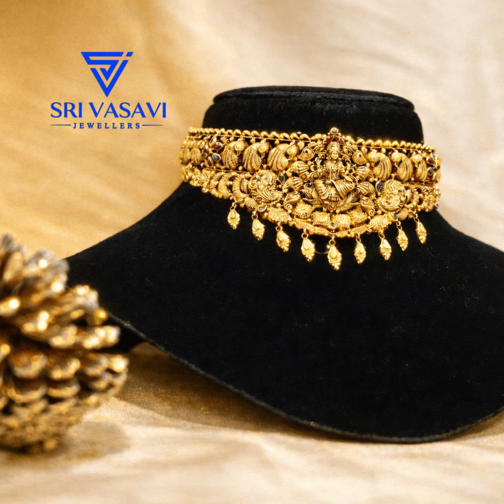 Antique lakshmi choker