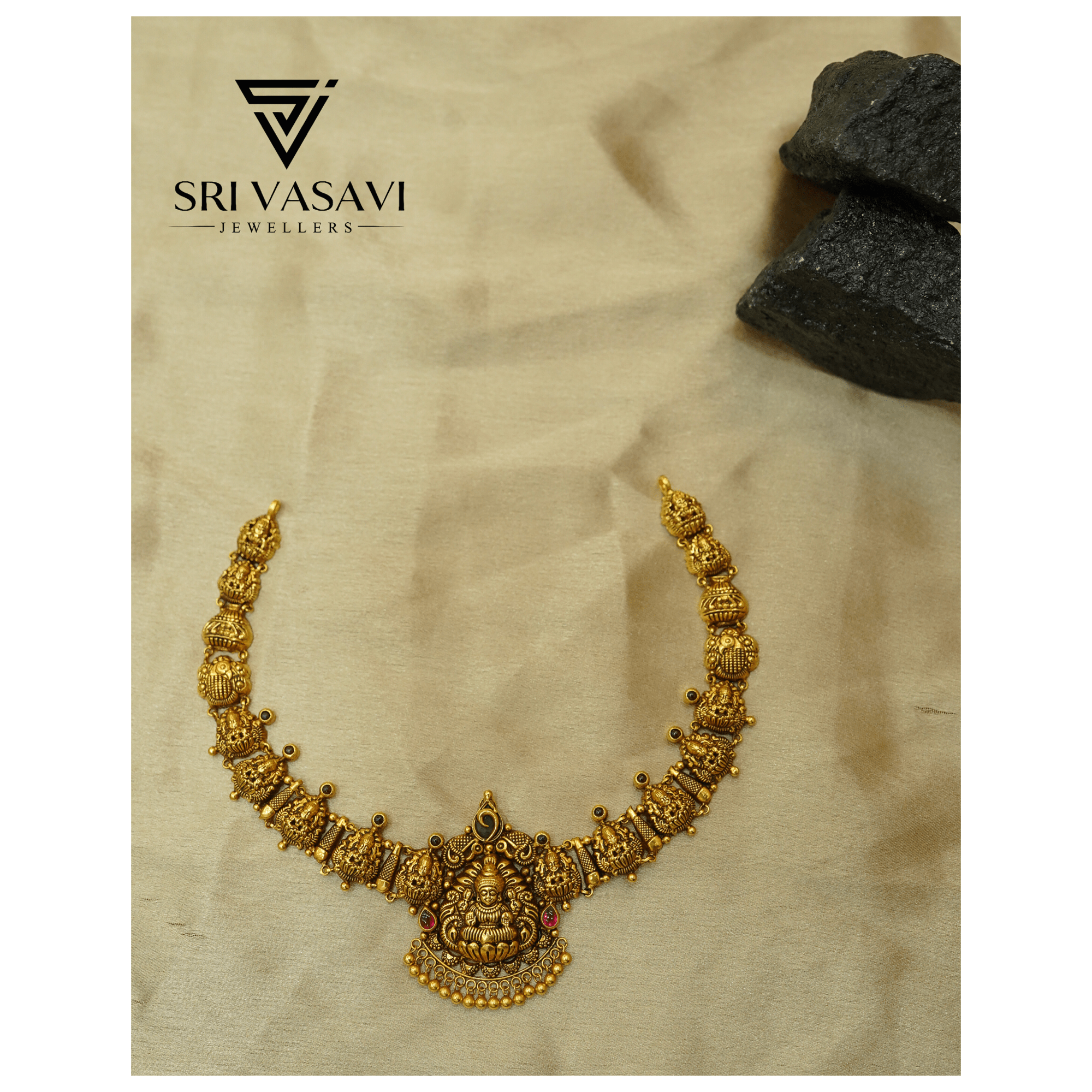 Nakas lakshmi necklace