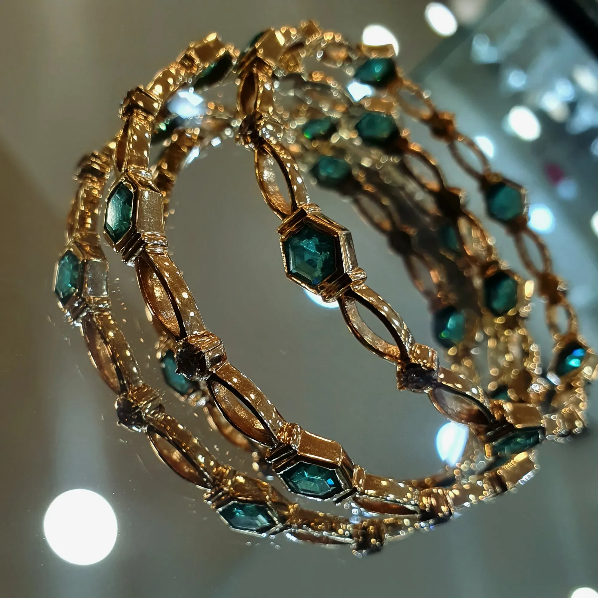 Emerald Bangles