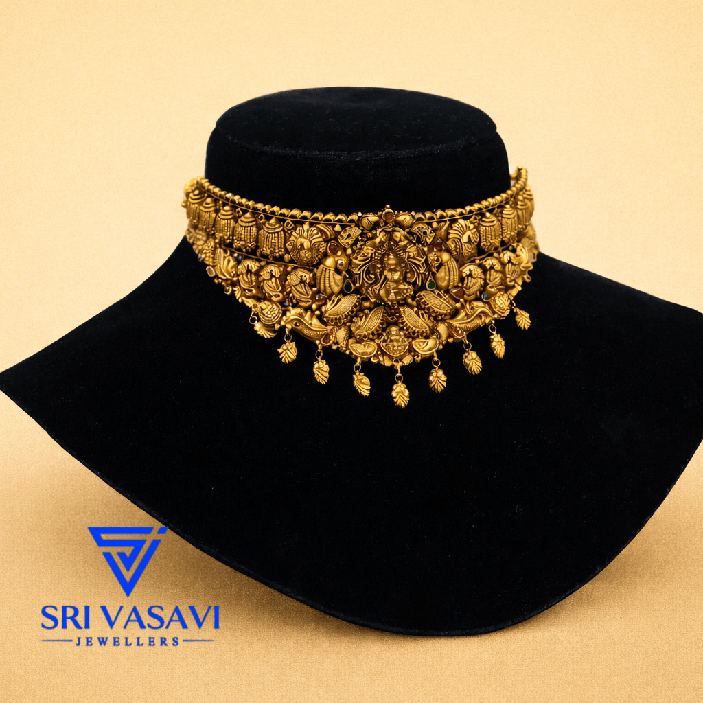 Antique lakshmi choker
