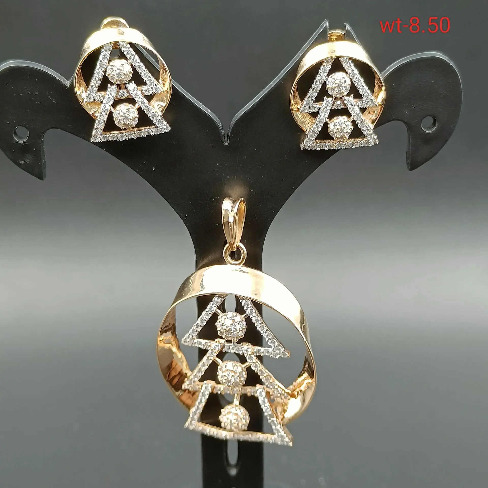 Rose Gold Pendal Set