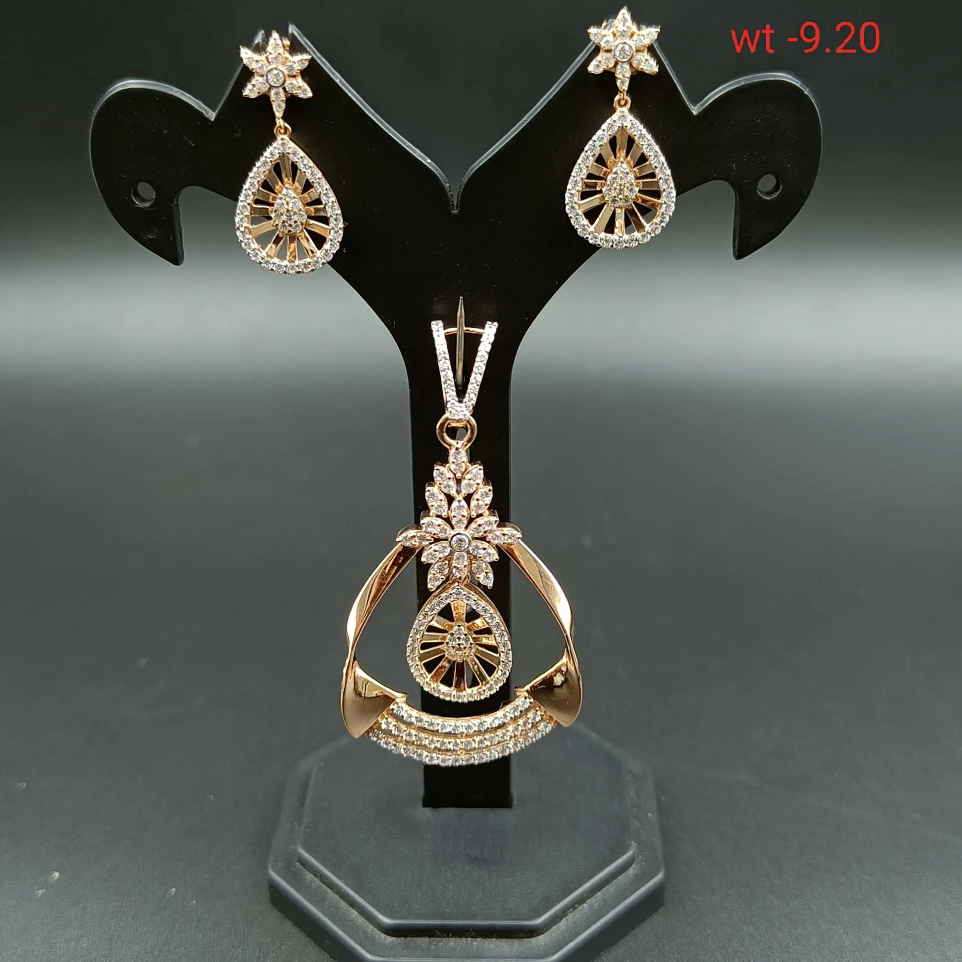 Rose Gold Pendal Set