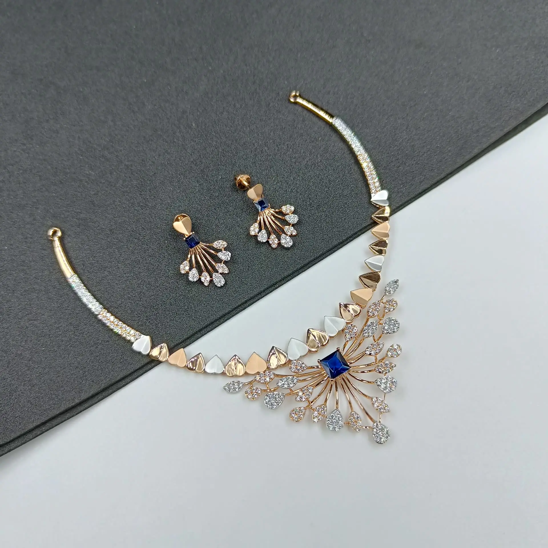 Rose Gold Necklace Short