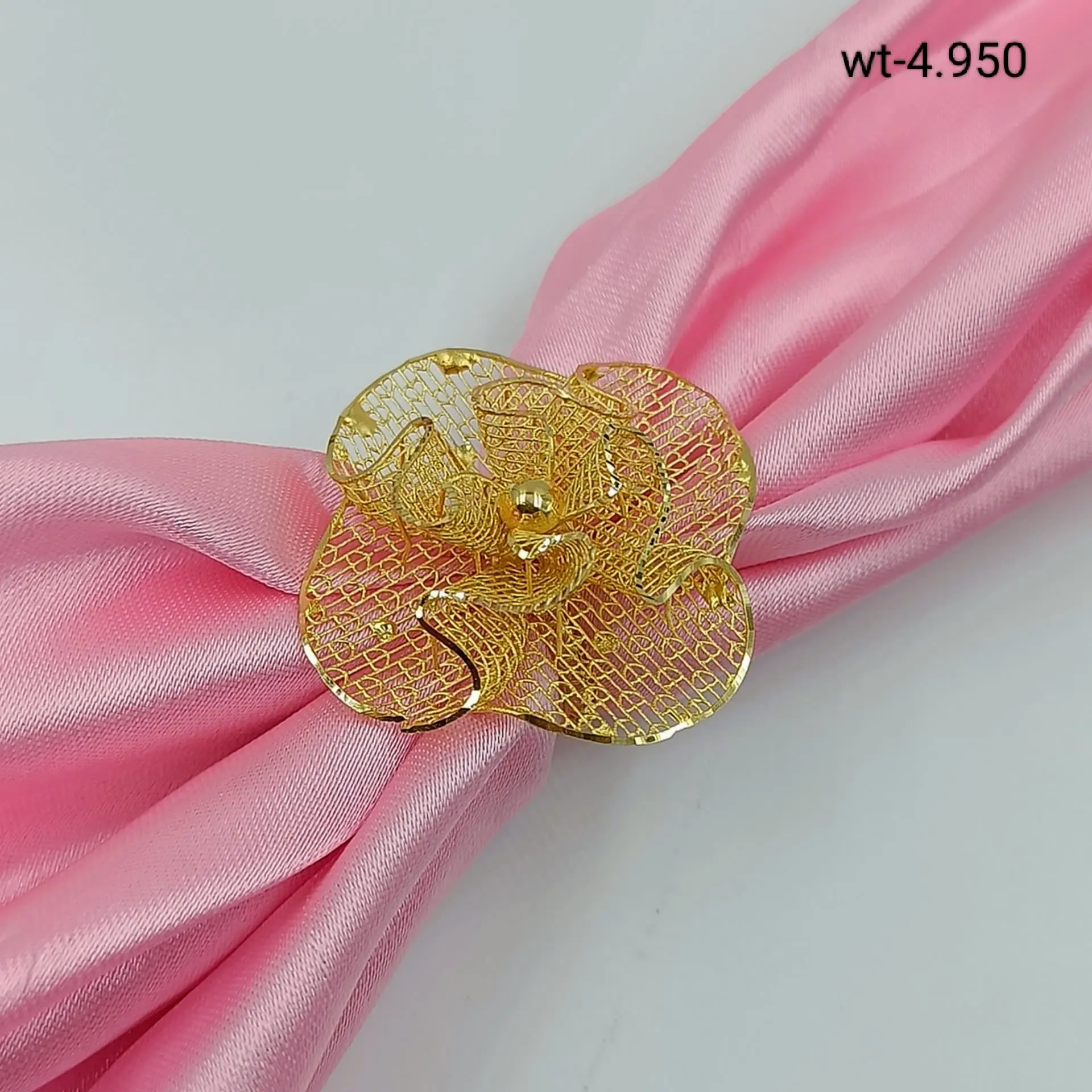 Turkey Flower Ring