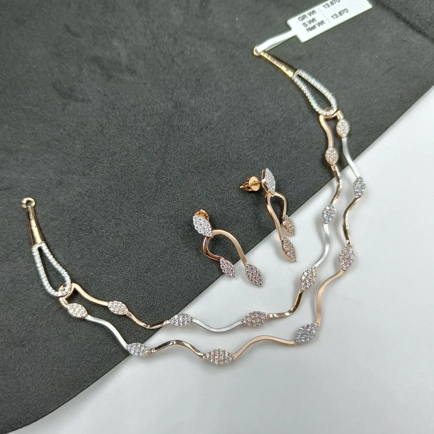 Rose Gold Necklace Short