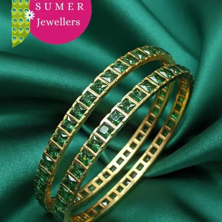 EMERALD BANGLES