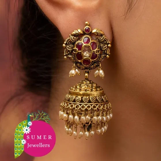 ANTIQUE JHUMKA
