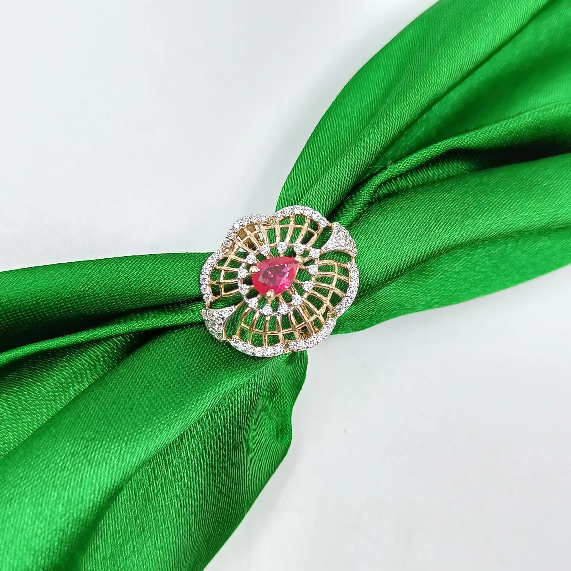 Cocktail Fancy Cz Ring