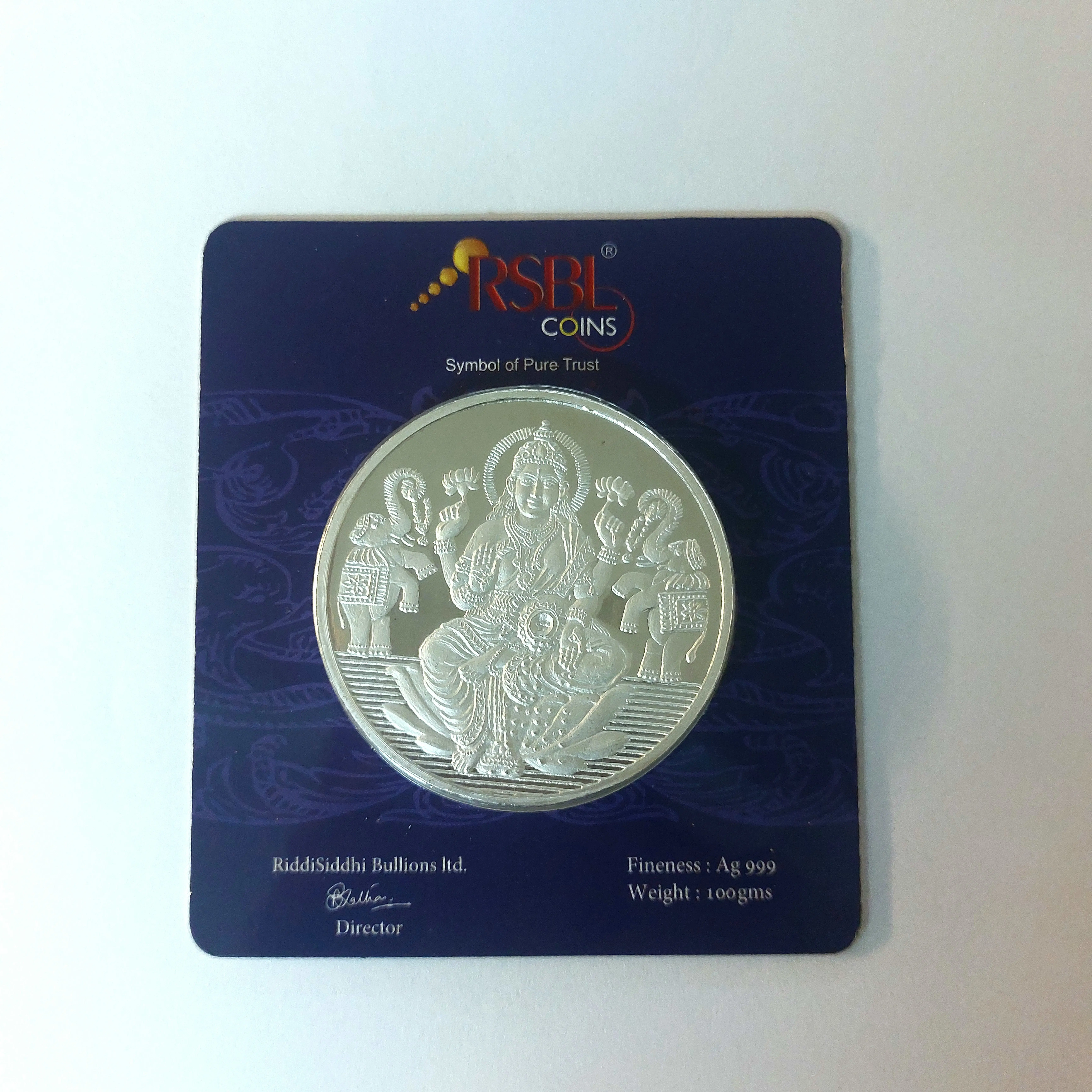 100 Gram Silver Coin