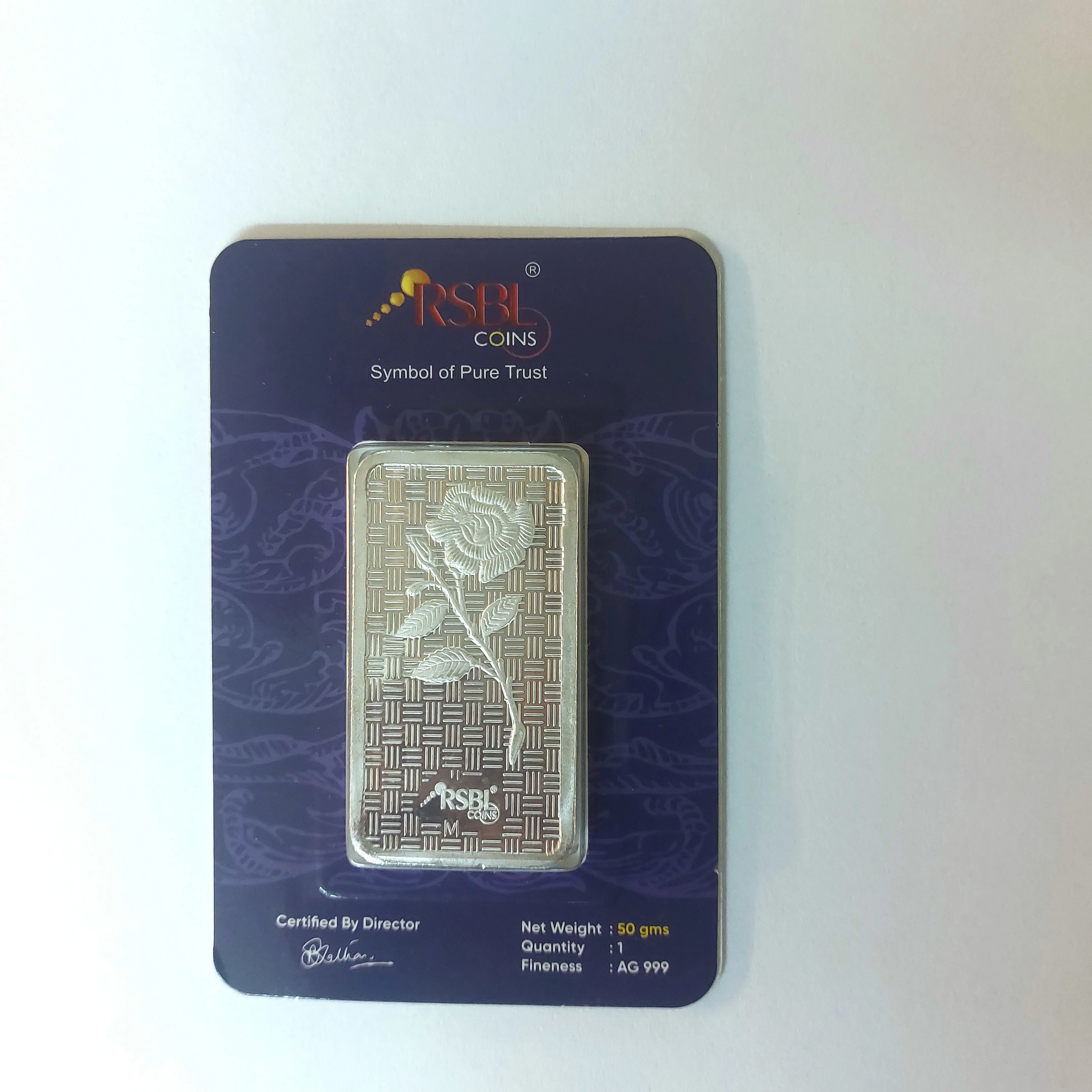 50 Gram Silver Coin
