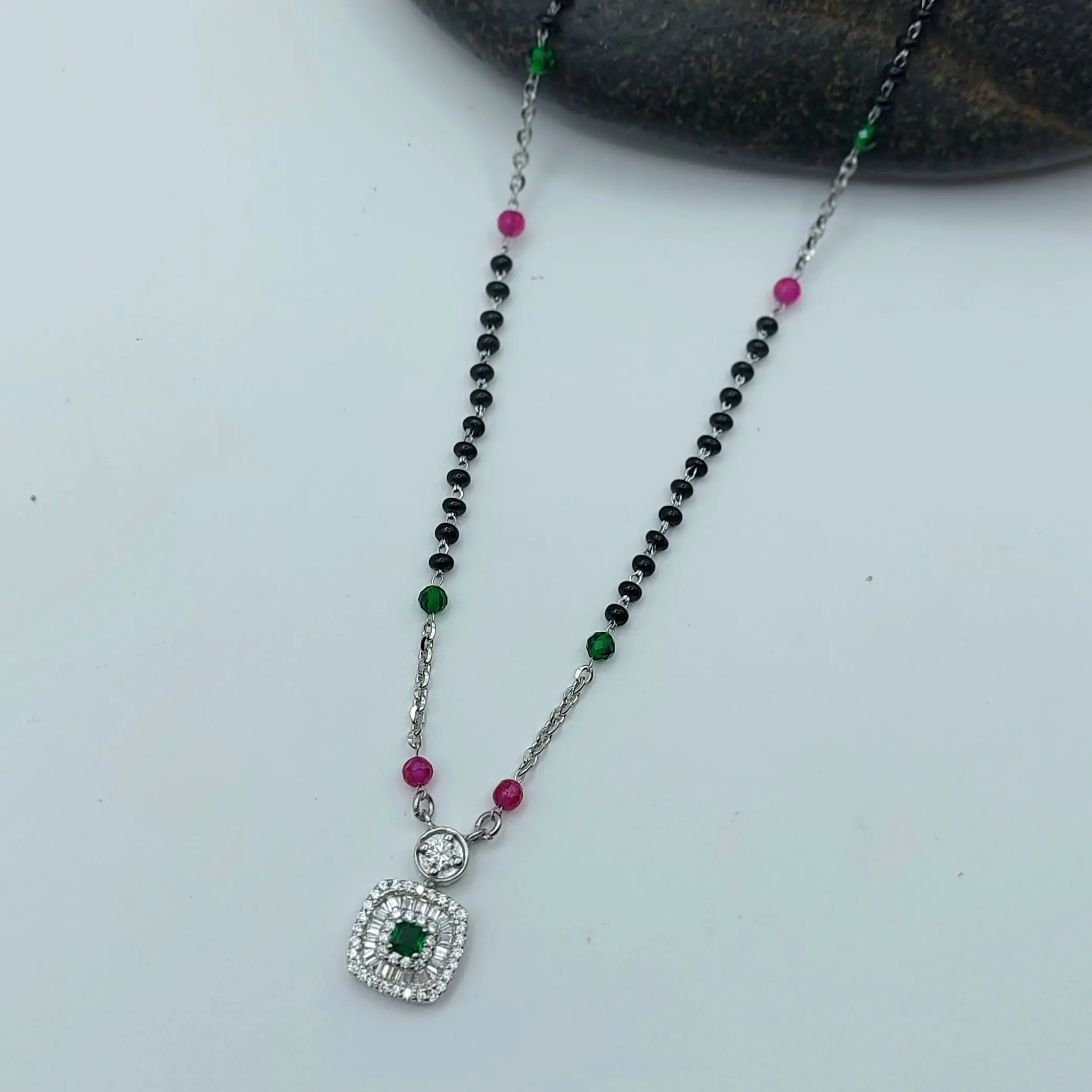 Silver Mangalsutra