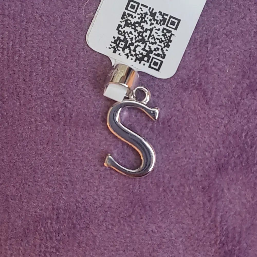 S initial Silver Pendant