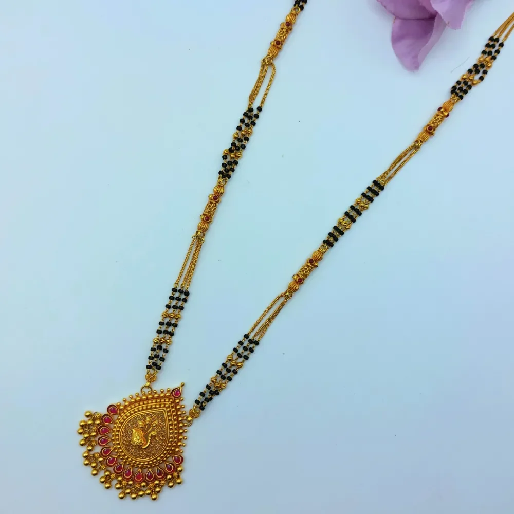 Temple Bridal Jewellery Combo Set in 22K Gold