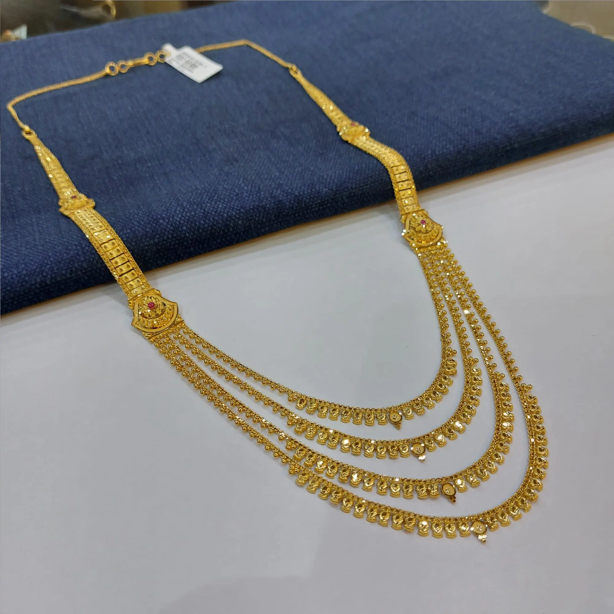 Trendy Gold Long Necklace