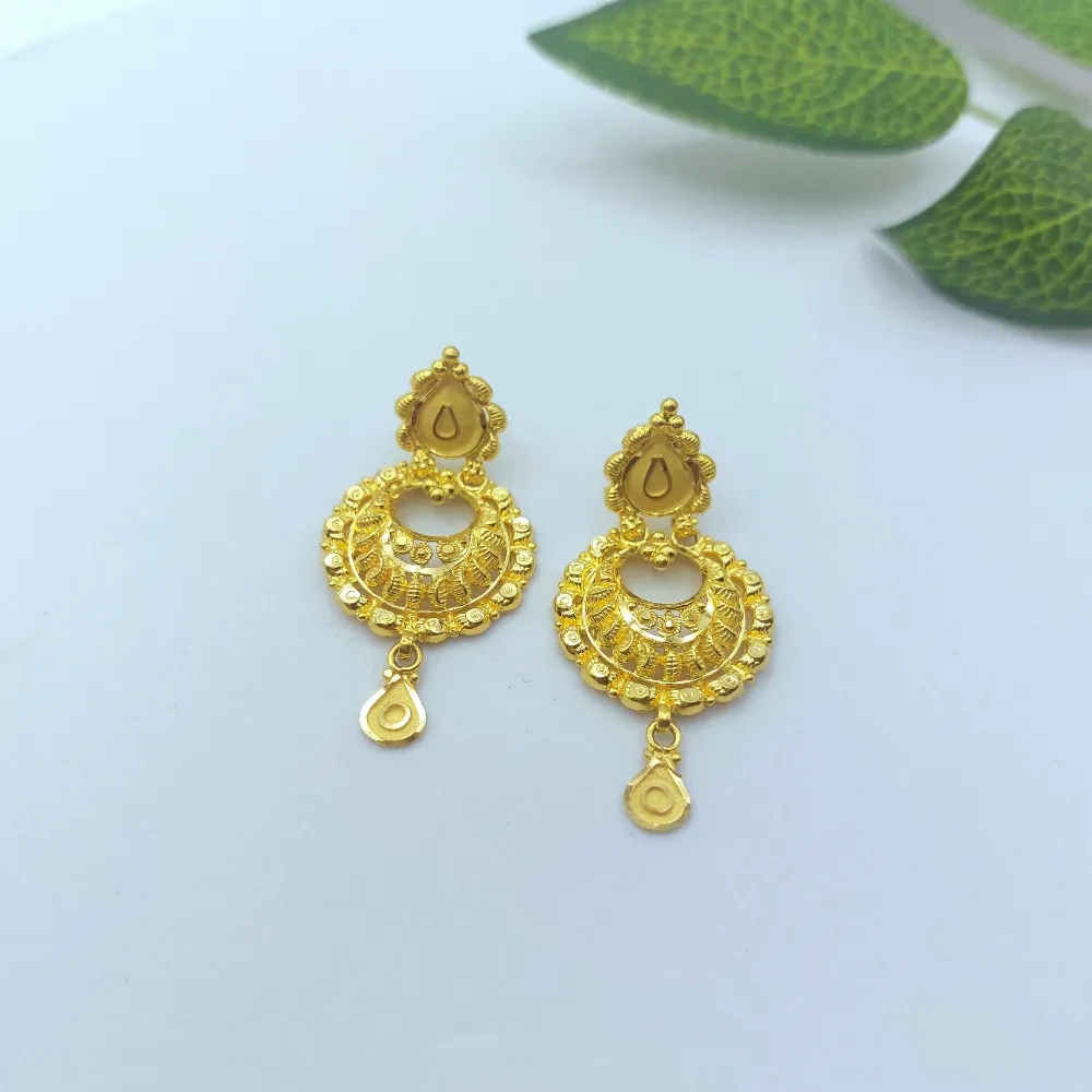 Chandbali Drop Necklace Set