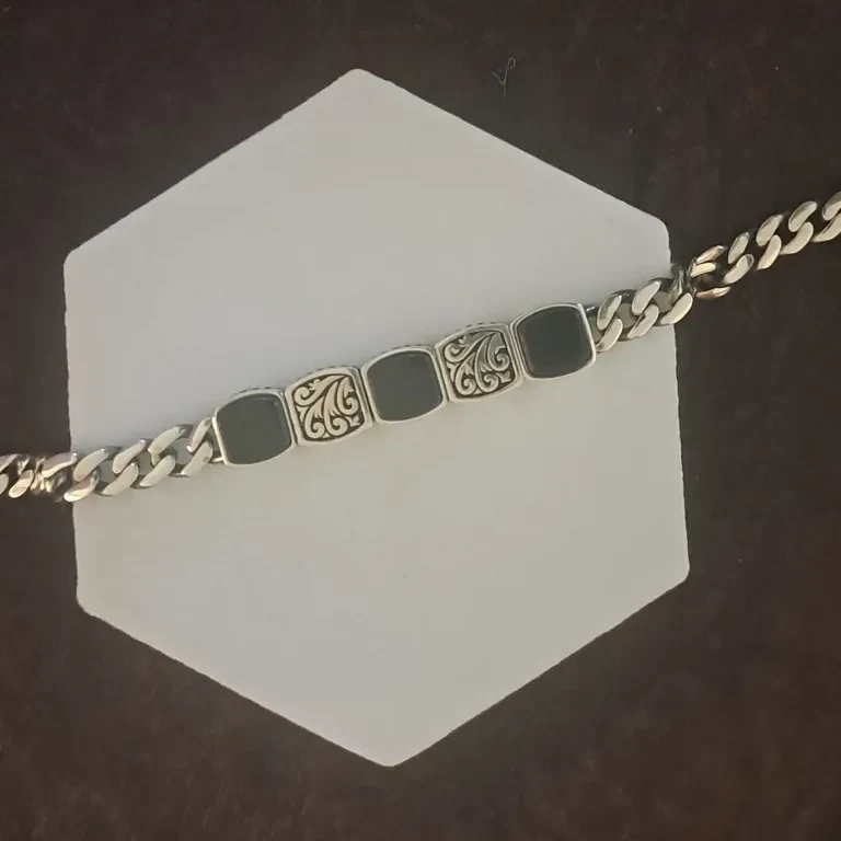 Mens Silver Bracelet