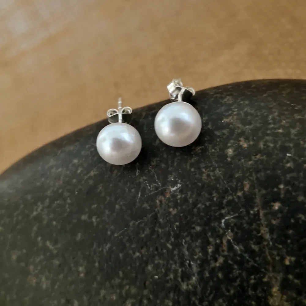 Pearl Silver Studs Earring