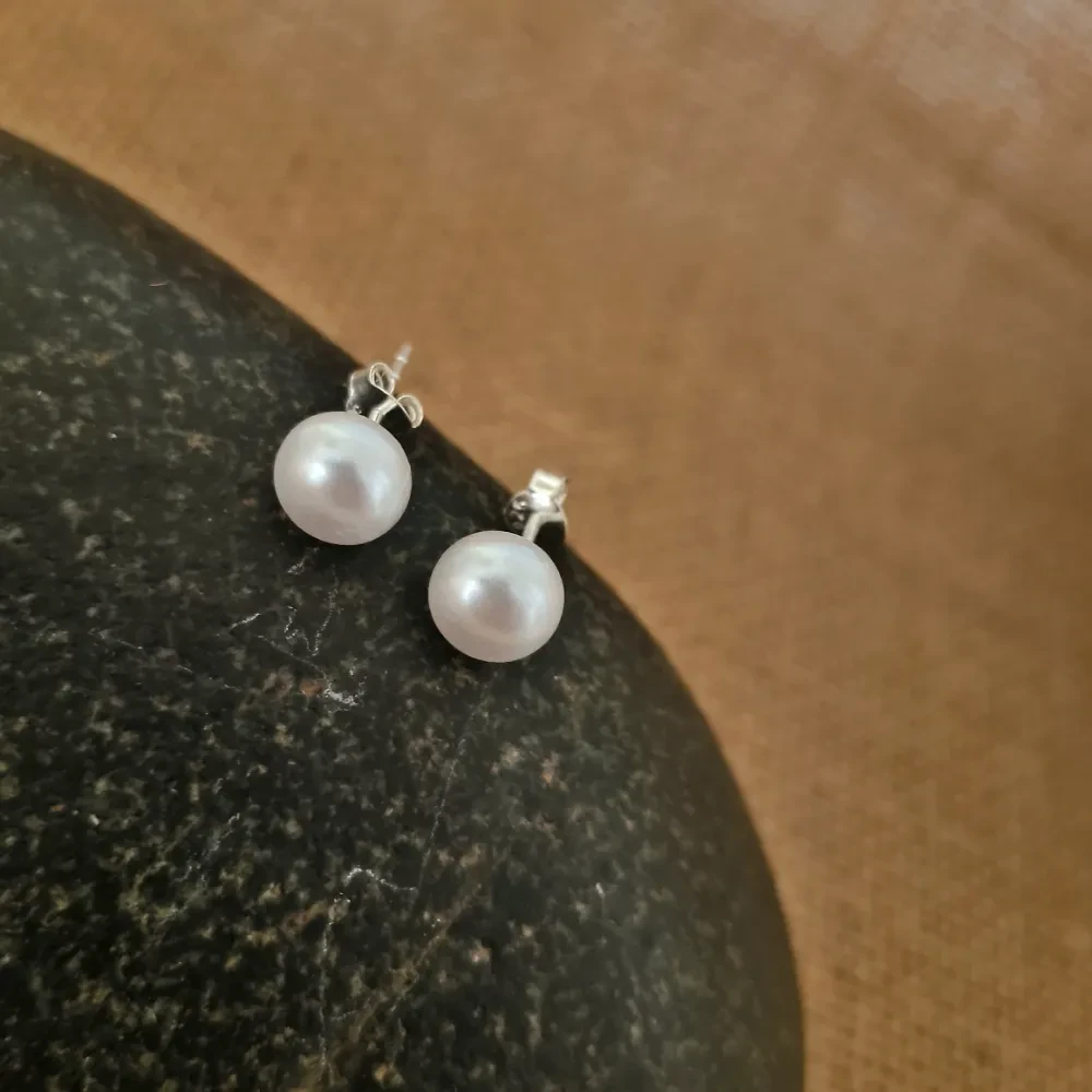 Pearl Silver Studs Earring