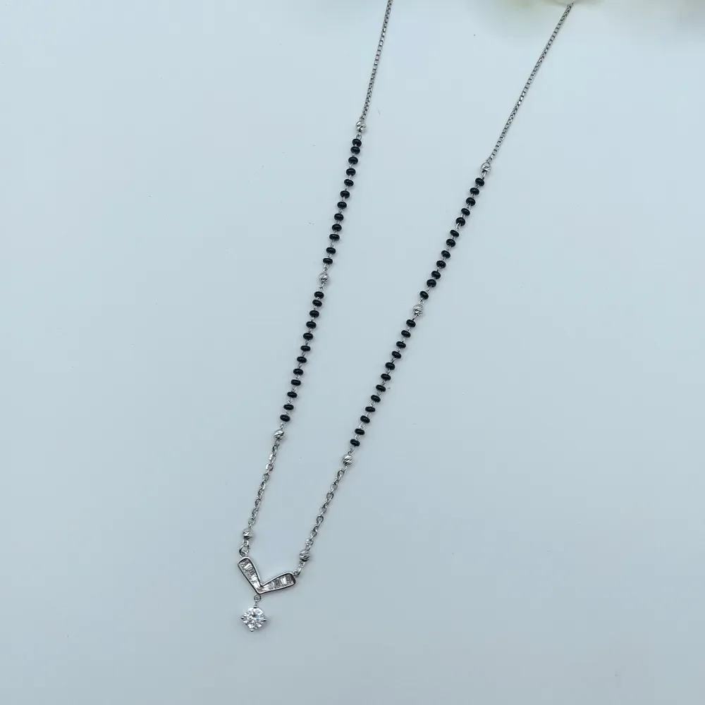 Elegant 925 Silver Mangalsutra