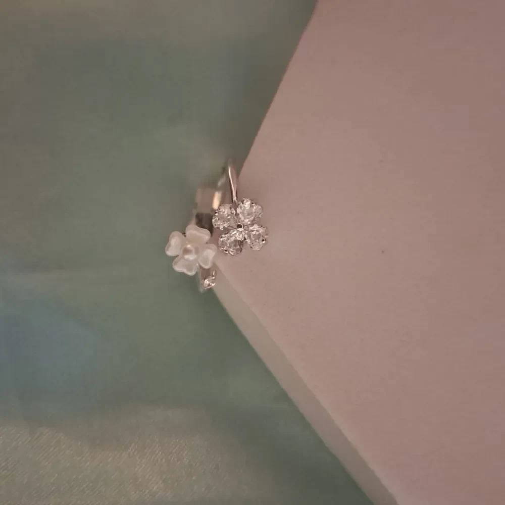 Flower Silver Ring