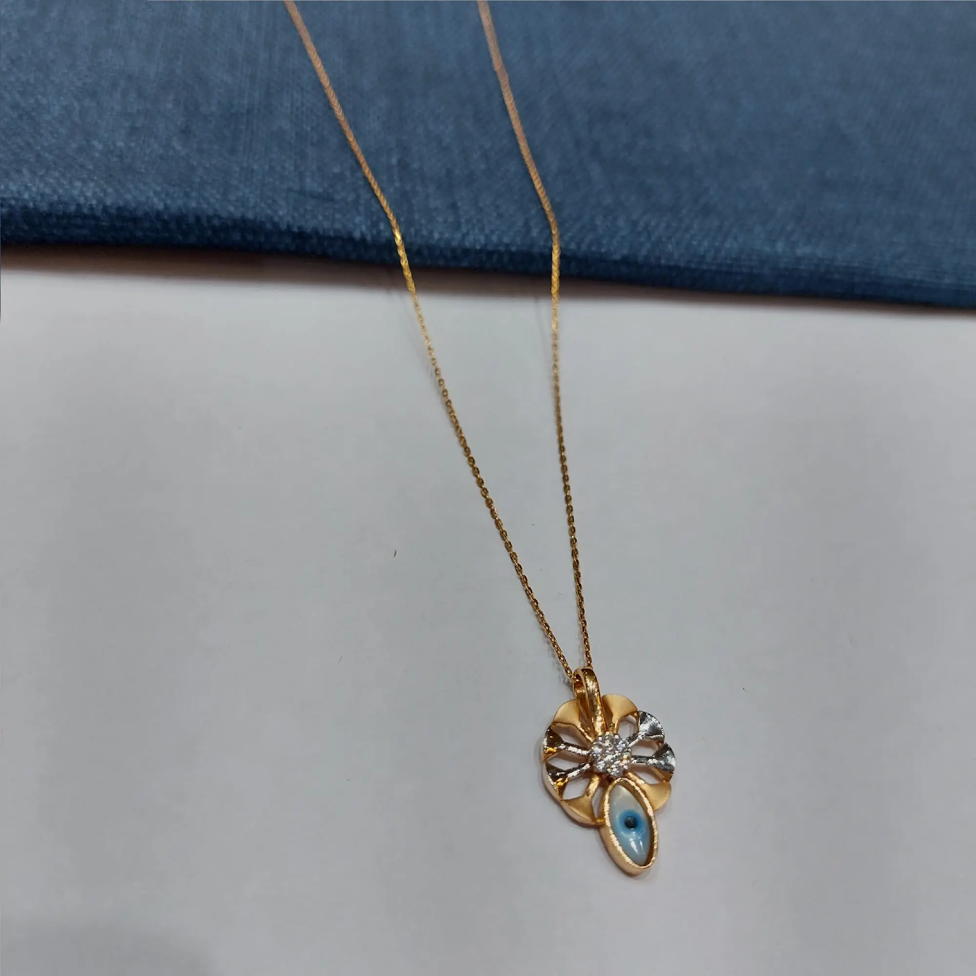 Evil Eye Rose Gold Chain