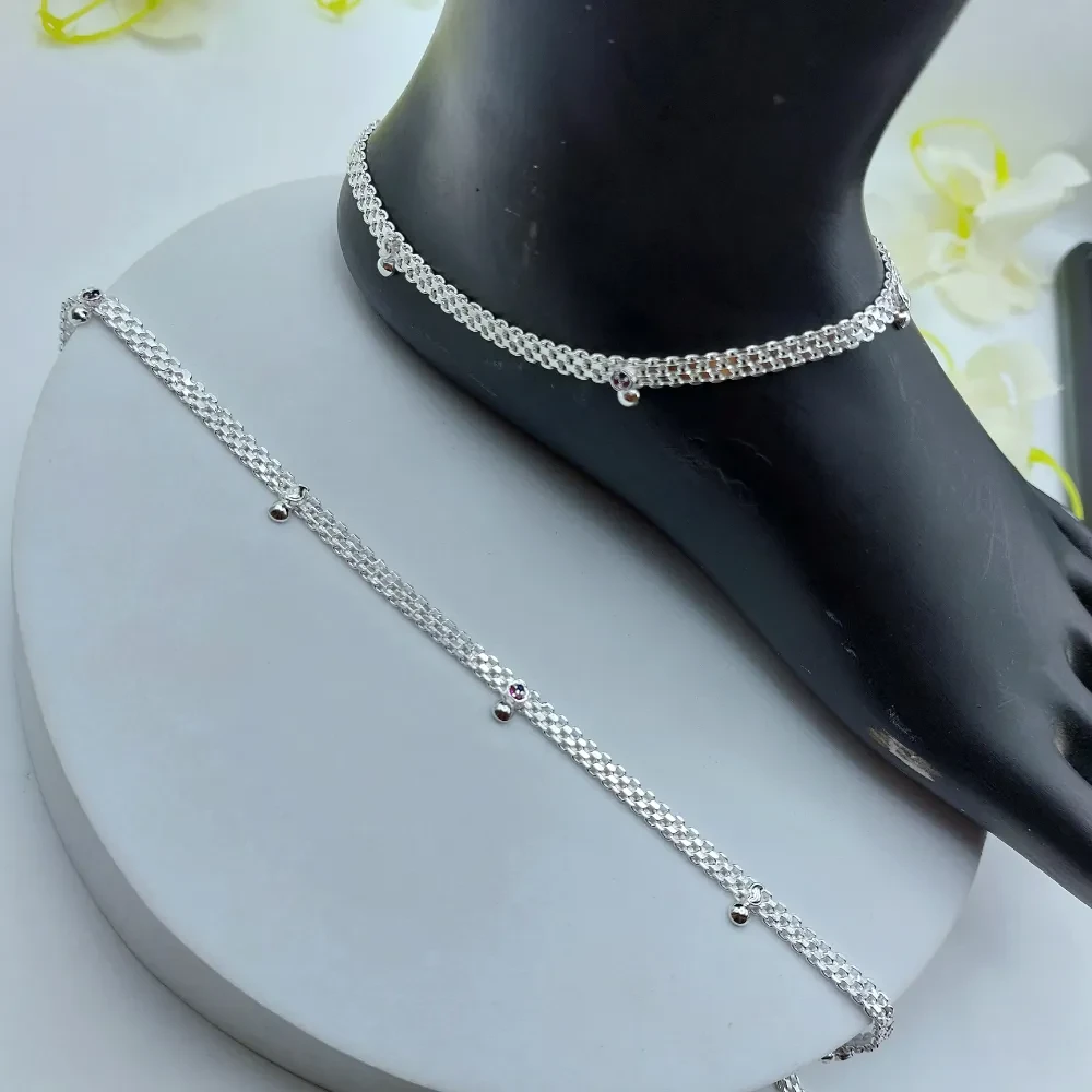 Minimalist Silver Anklet