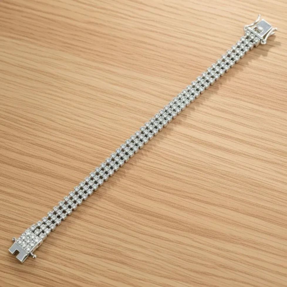 Tennis Silver Bracelet