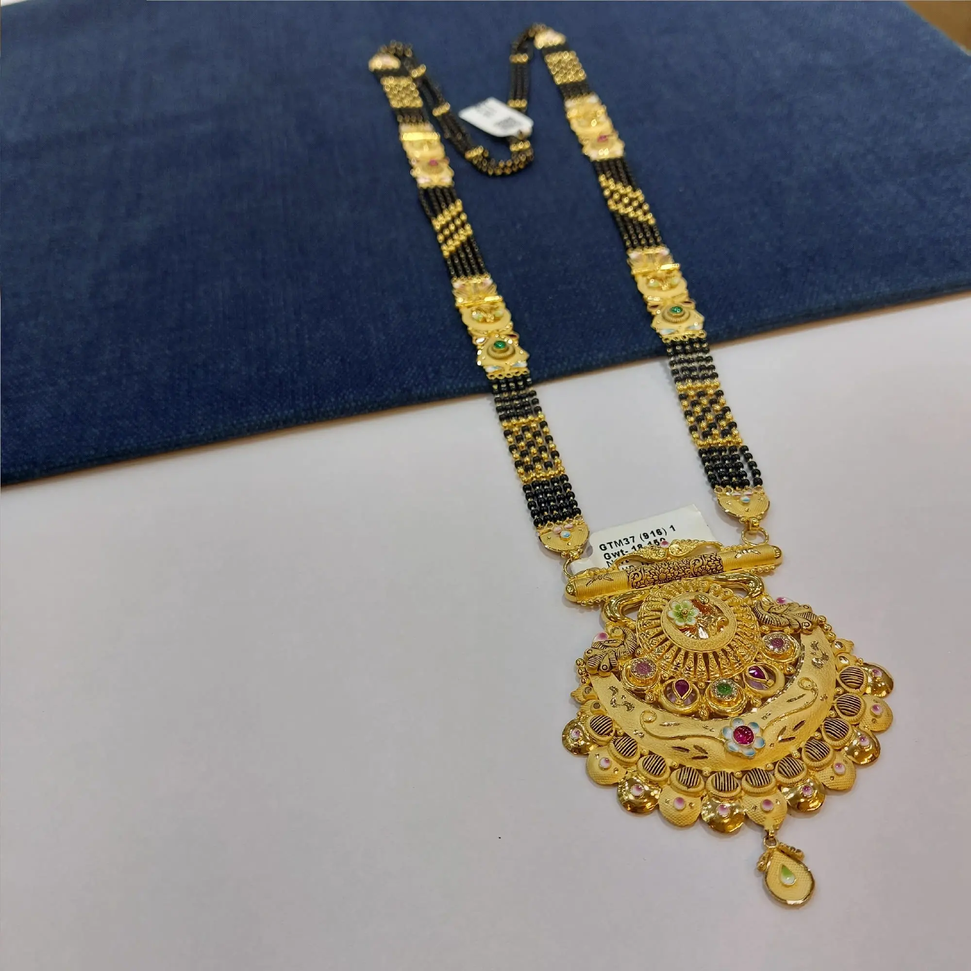 Trendy Mina Work Mangalsutra