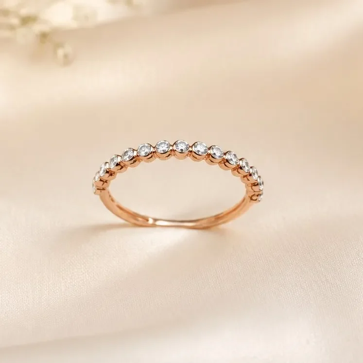 Timeless Sparkle 9kt Gold Ring