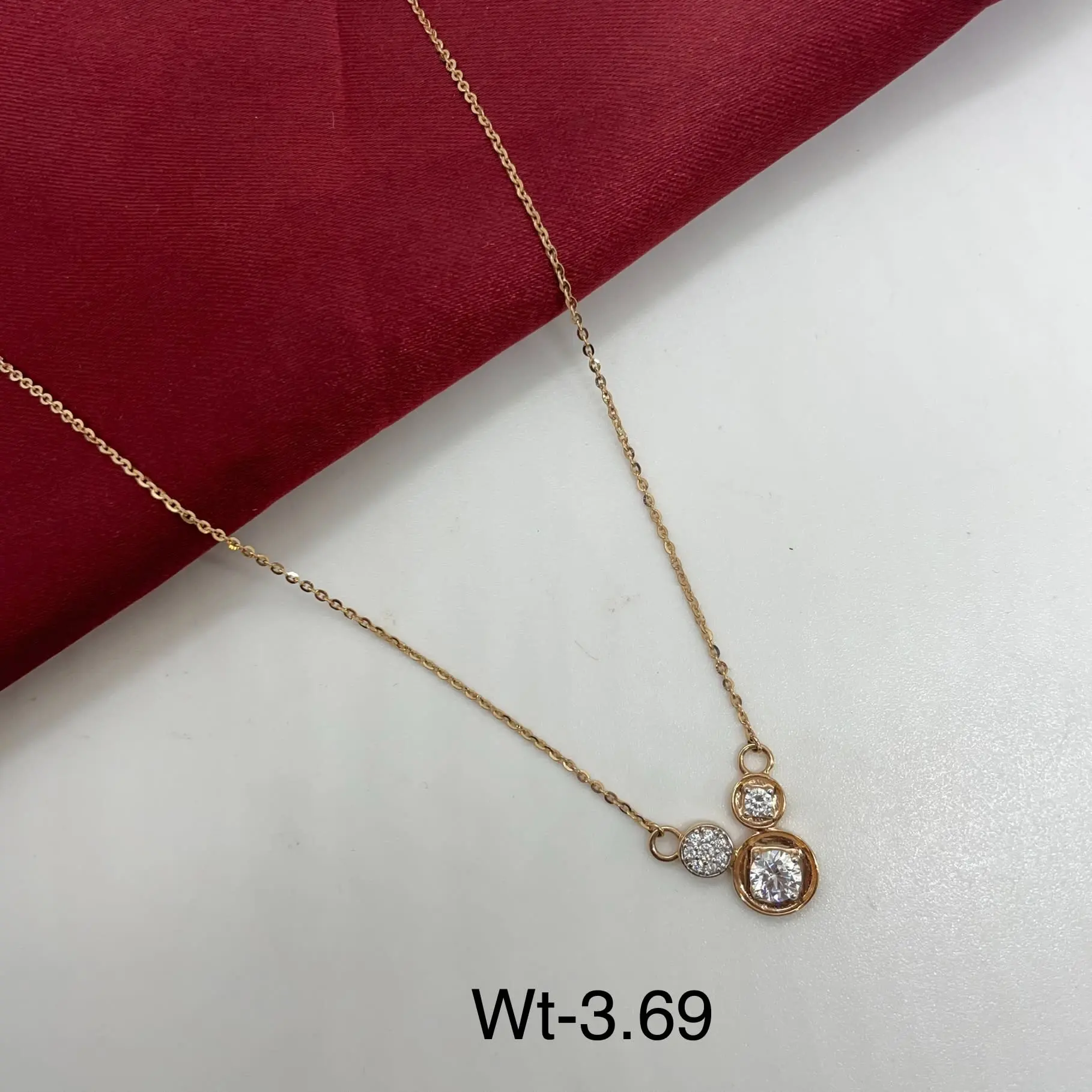 Trendy Light Weight Rose Gold Chain