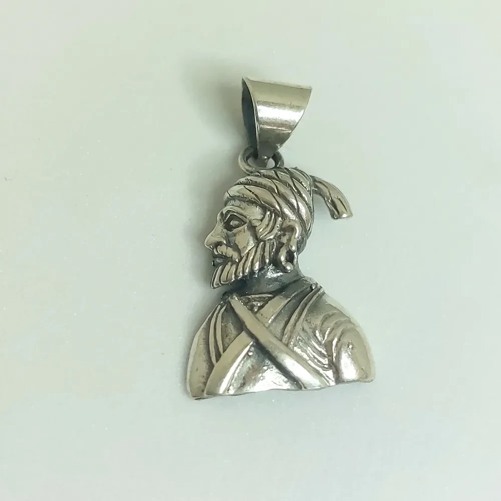 925 Silver Chhatrapati Shivaji Maharaj Pendant