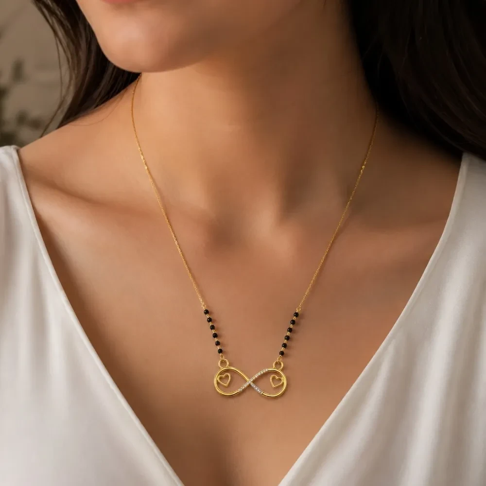 Infinity 18k Gold Mangalsutra