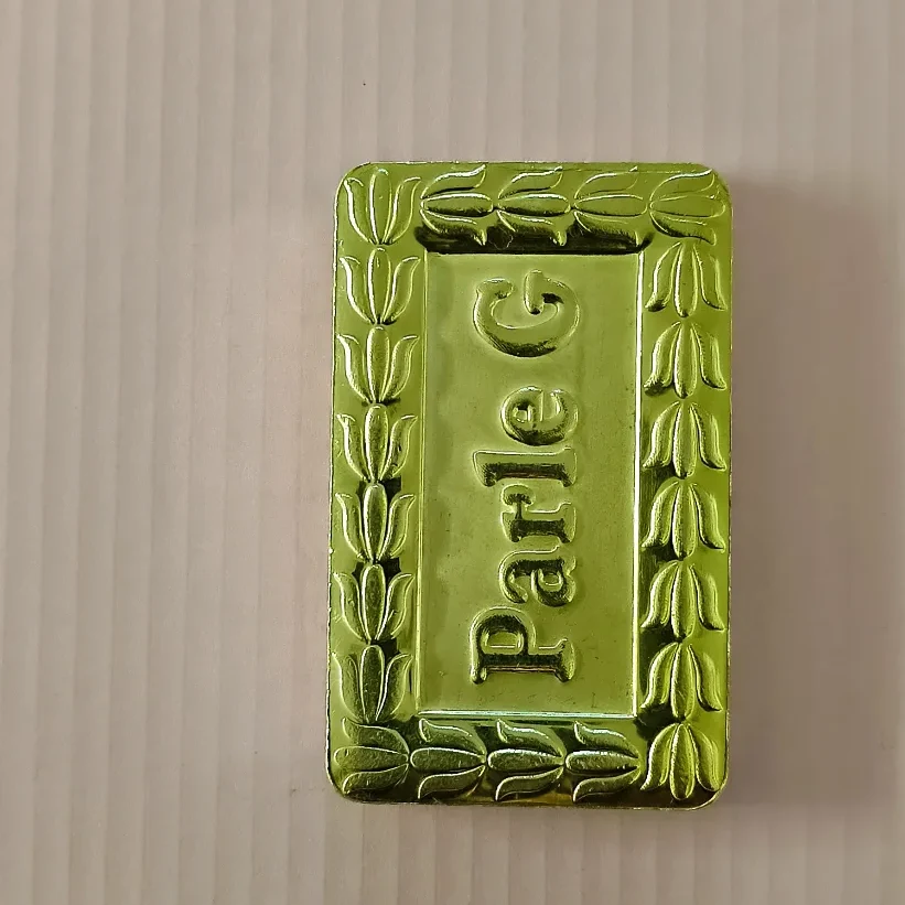 999 Silver Gold Plated Parle- G Biscuit