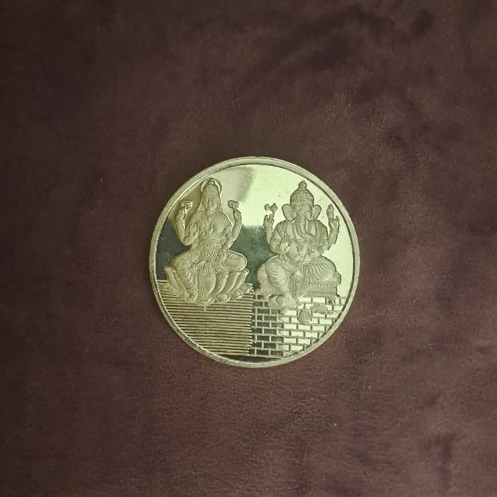 Laxmi Ganesh Silver Coins