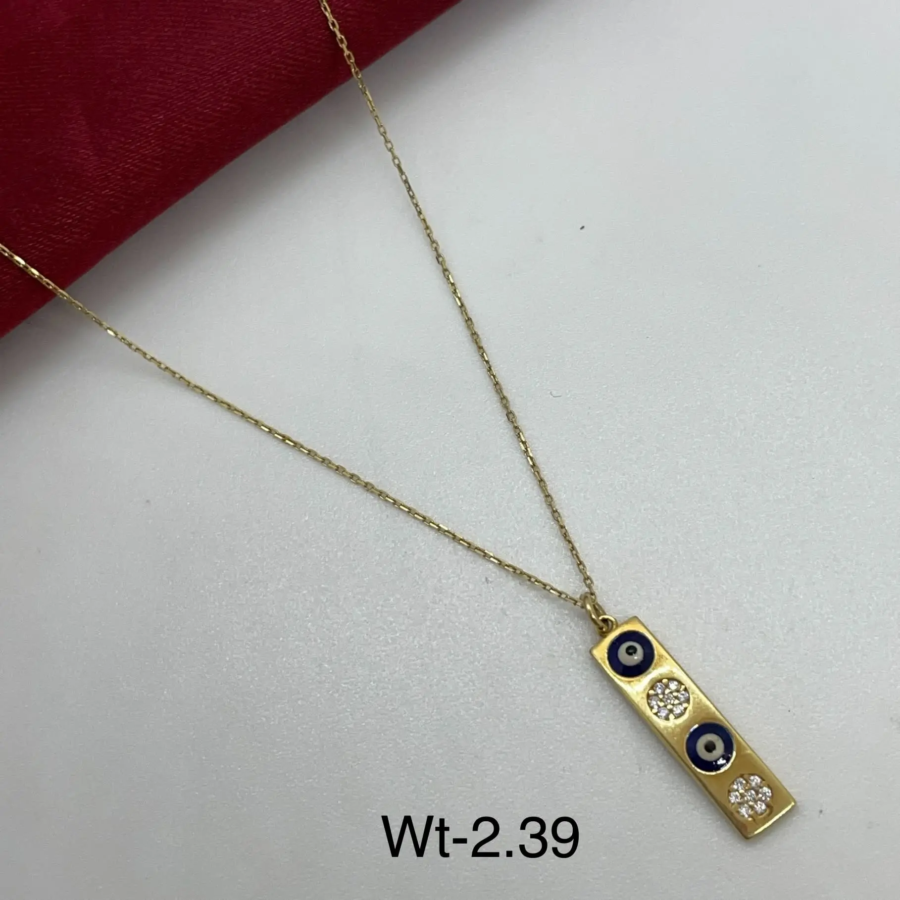 Light Weight Evil Eye Chain