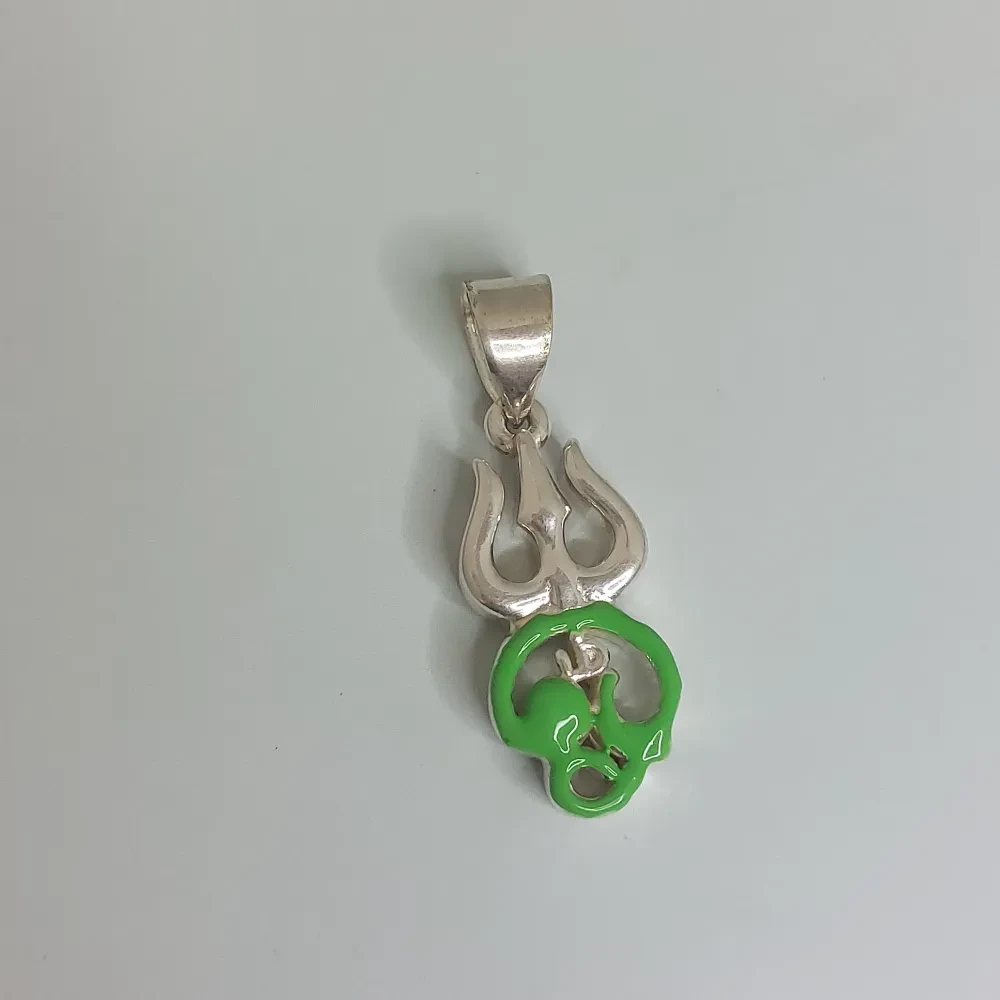 Trishul 925 Silver Pendant
