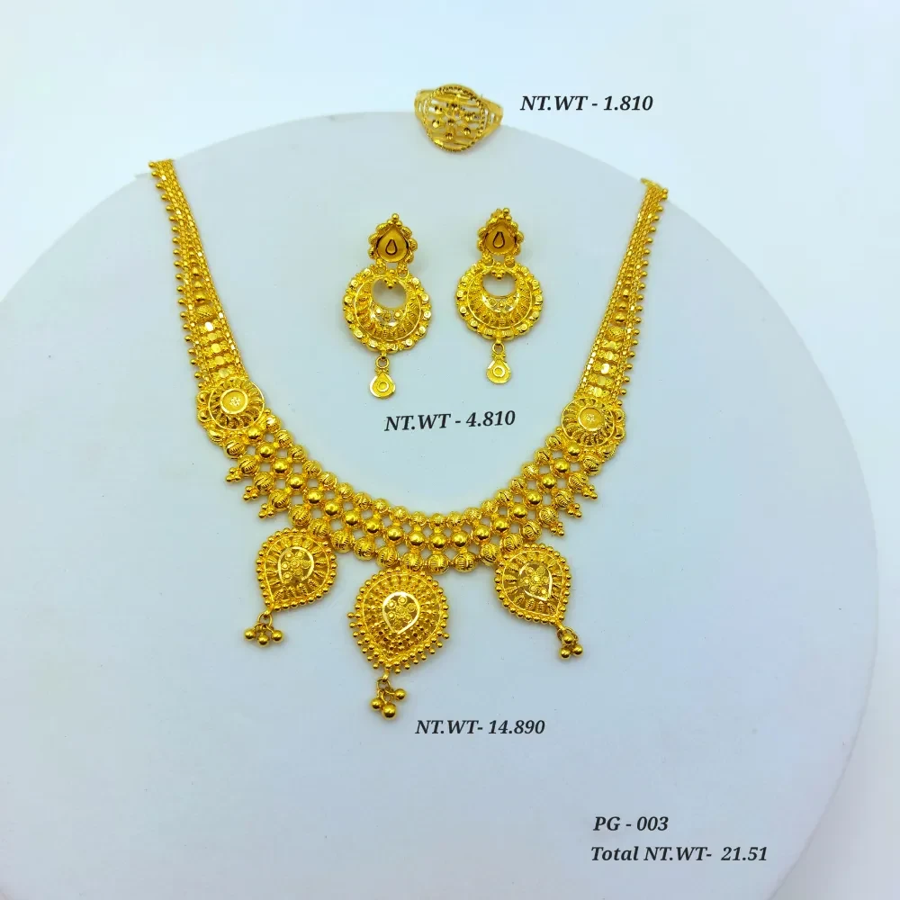Chandbali Drop Necklace Set