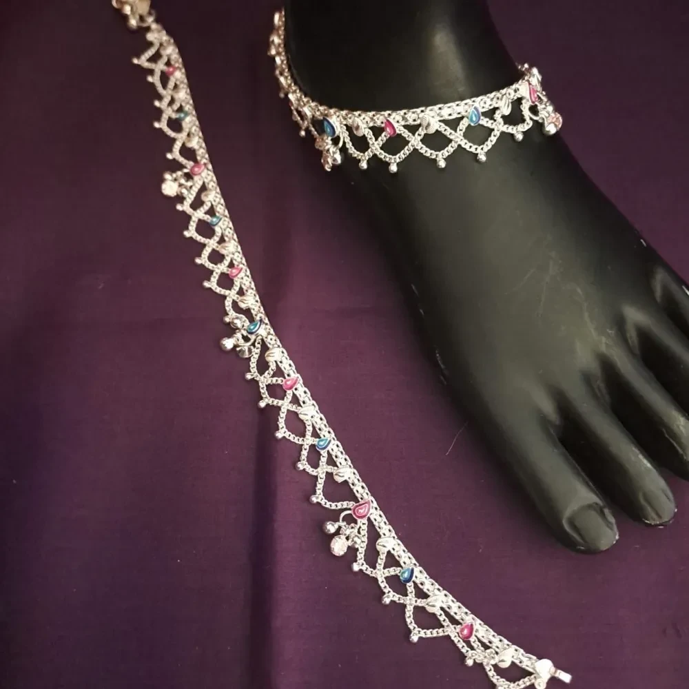 Traditional Silver Payal