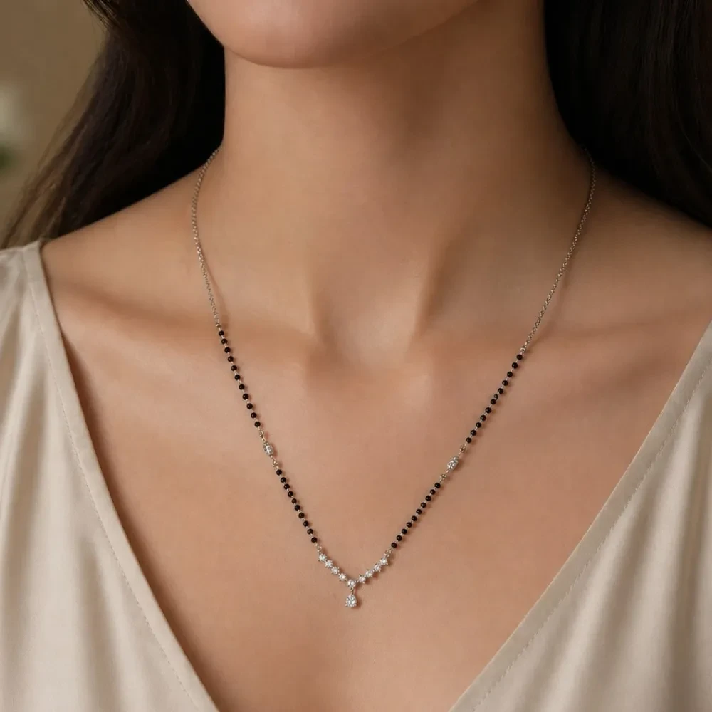 Minimalist 925 Silver Mangalsutra