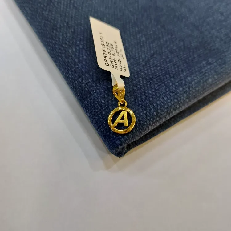 Trendy Alphabet Pendant