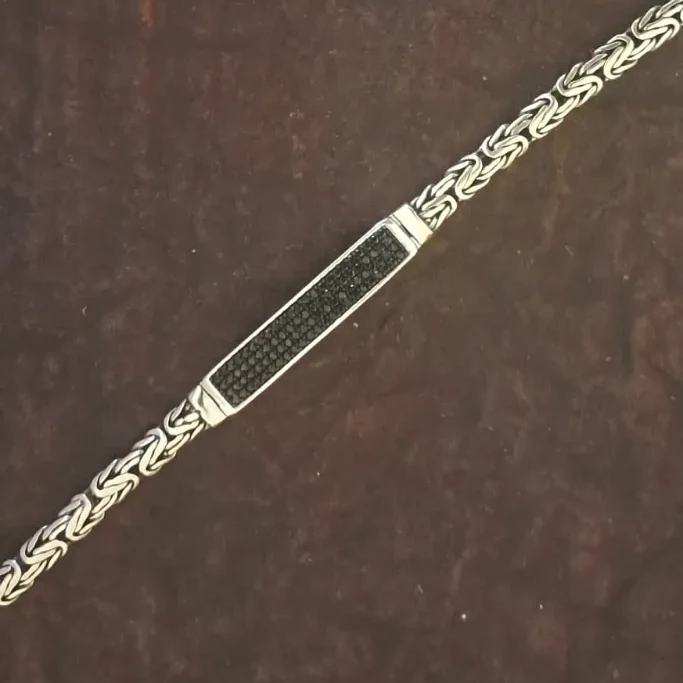 Trending Mens Silver Bracelet